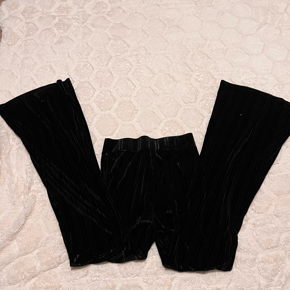 Forever 21 Flare Velvet Pants